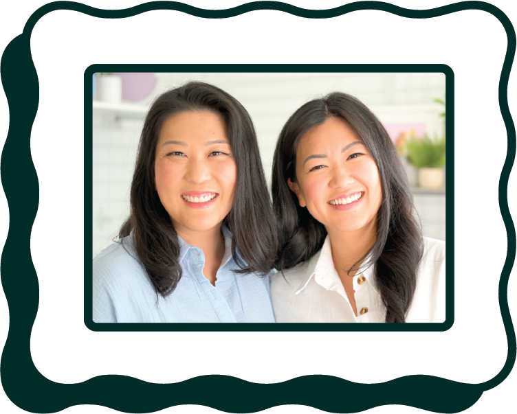 Hannah Hong and Mollie Cha, co-founders of Must Love, smiling together